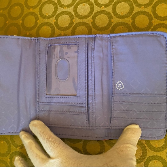 Vera Bradley light purple wallet - Picture 2 of 5